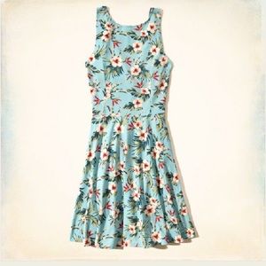 OPEN BACK SKATER DRESS
