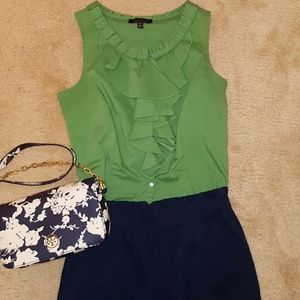 "Go green" blouse