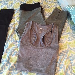 Active workout clothing