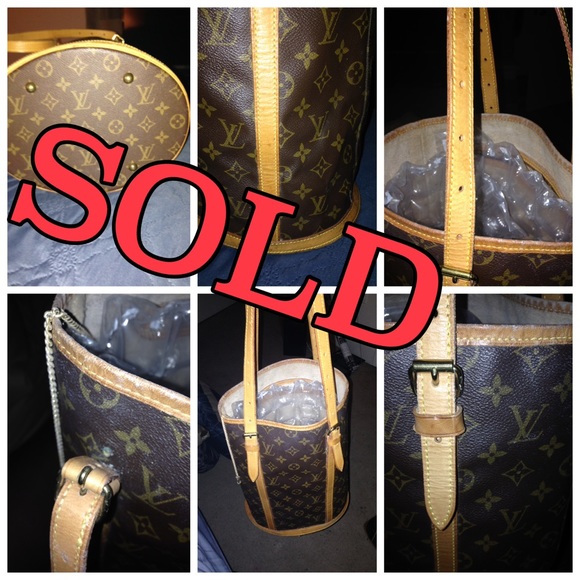 Authentic Vintage Louis Vuitton GM Bucket Tote