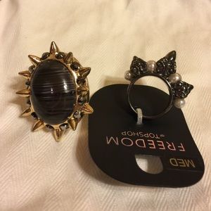 Topshop ring set