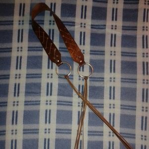 EXPRESS-BROWN LEATHER BELT