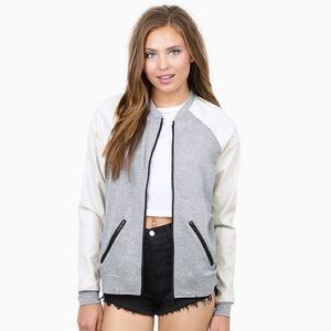 Grey White Jacket