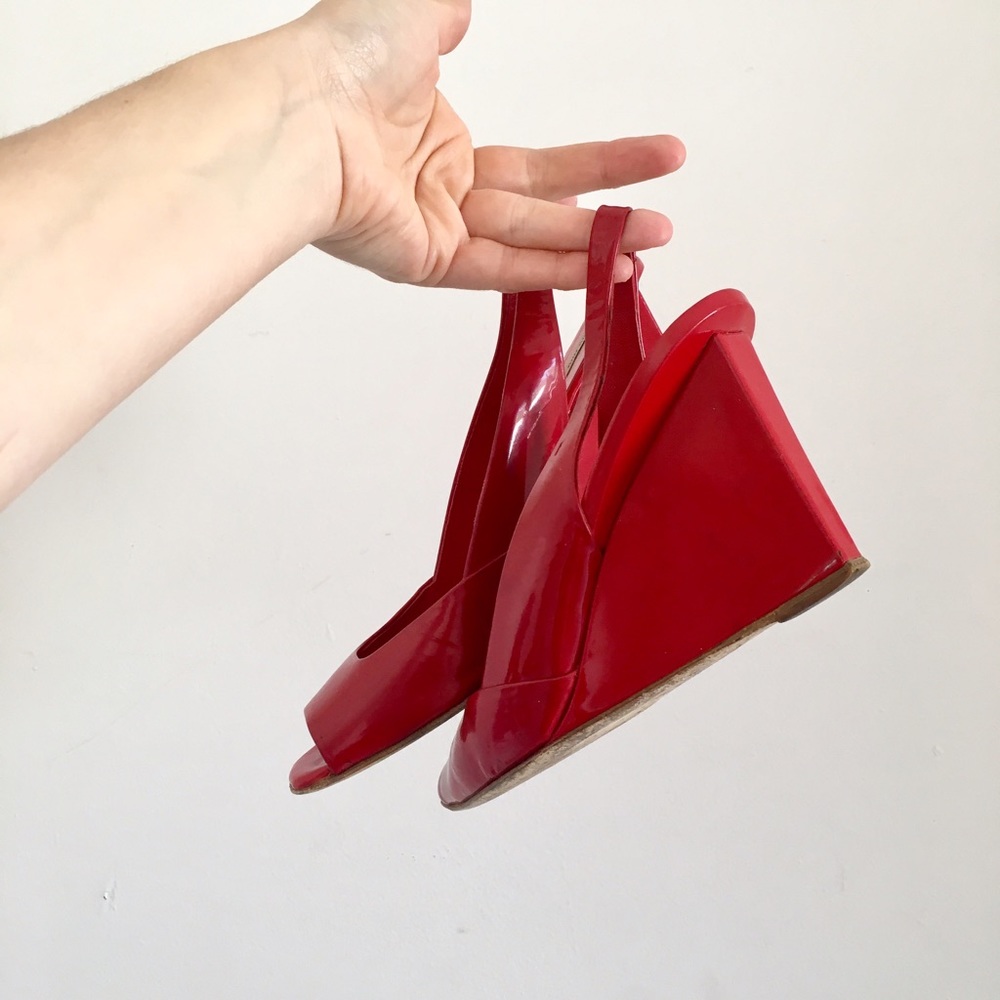 Red MIU MIU Sandals high heels size 8 38