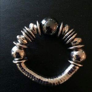 Silver stretch bracelet