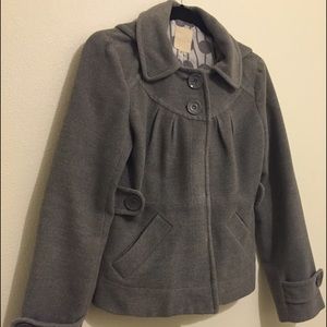 Tulle Peacoat (gray)
