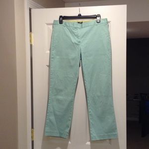 J Crew mint capris