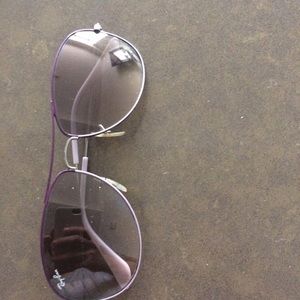 Ray ban aviators purple frame