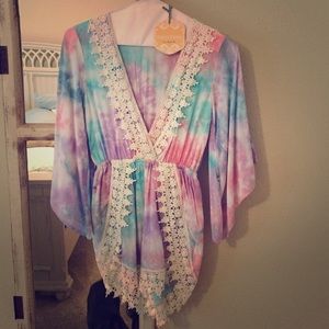 Tie dye romper