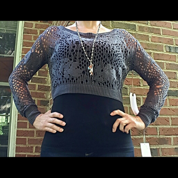 Delicate and detailed crop sweater from Nordstrom