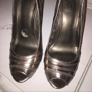 Silver heels