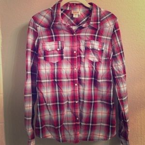 Western plaid shirt