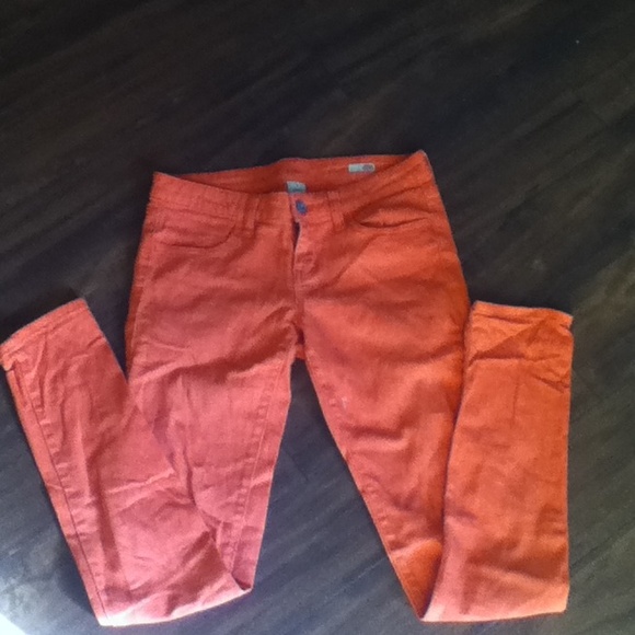 Coral skinny pants size 3