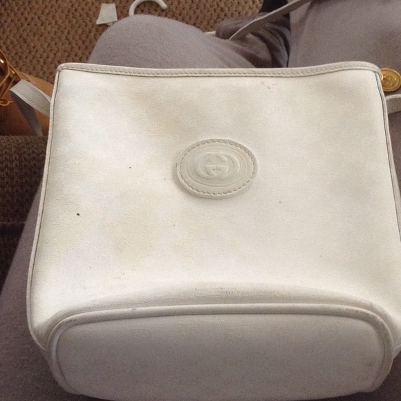 White authentic Gucci purse