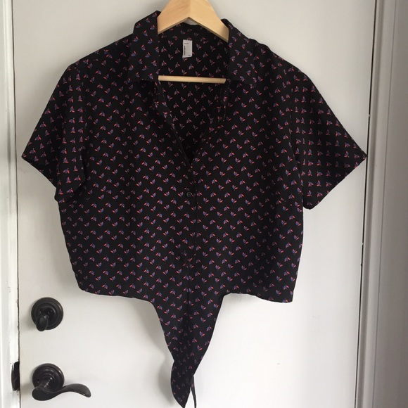 American apparel crop top