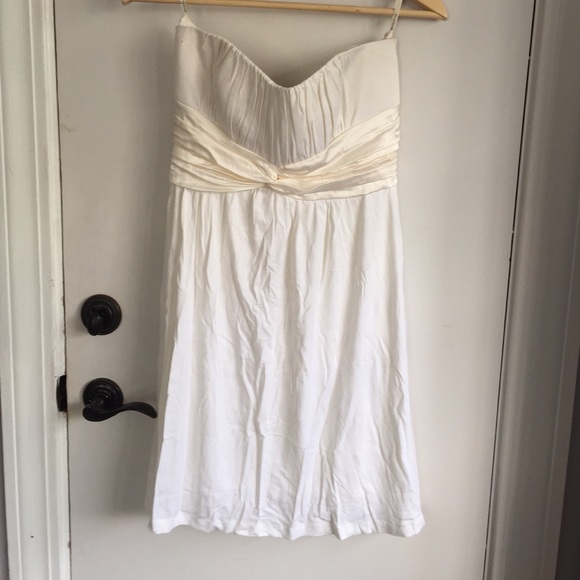 White cocktail dress
