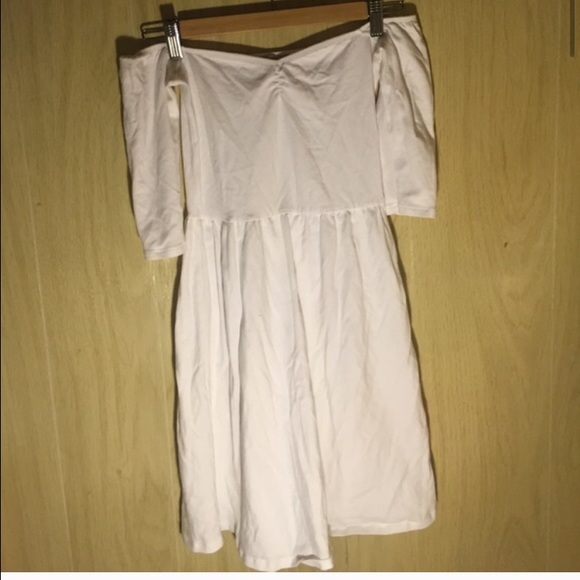 ASOS white off the shoulder dress