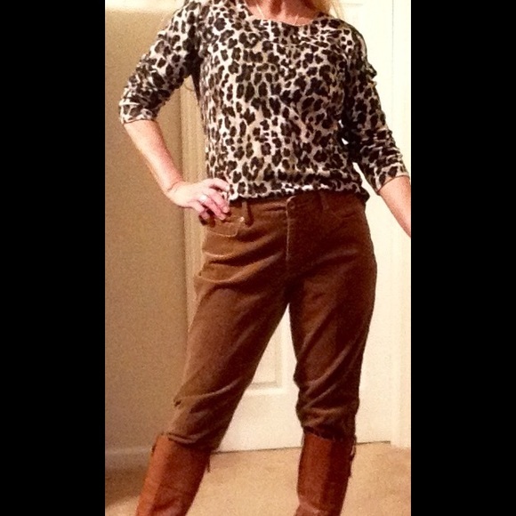 Brown Swede Pants