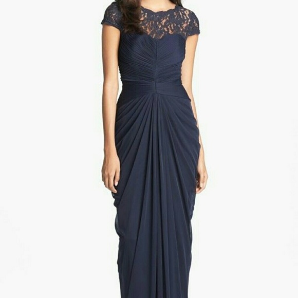 Formal navy long gown