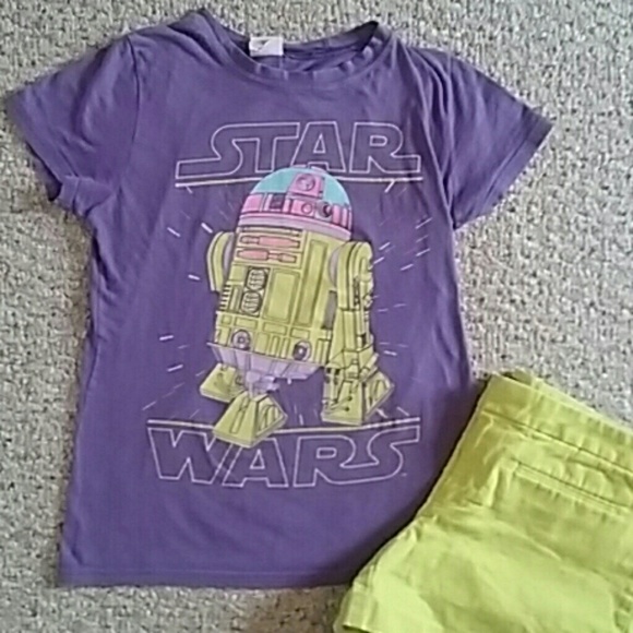 Purple R2D2 Star Wars Tee