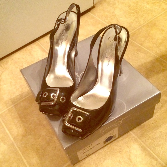 Jessica Simpson Patent Slingback Pump