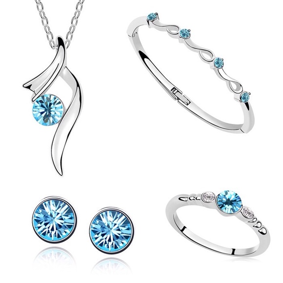 Blue Jewlery gift sets