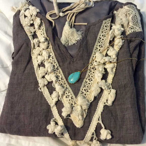 Last one 🆕Clouds Indie Tunic Dress - Picture 4 of 4