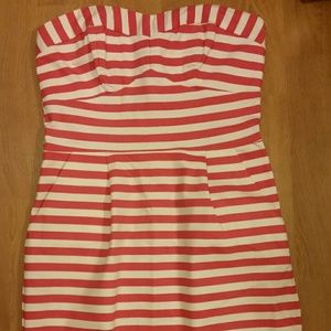Arden B Chambray Pink Stripe Dress Size 8