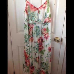 Floral maxi dress