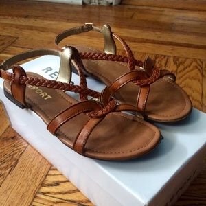 Report Braided Tan Sandal