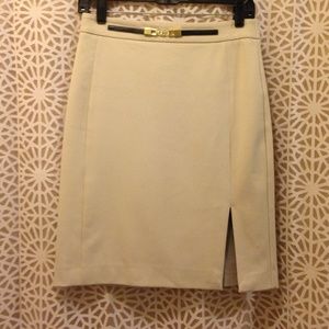 Tan express pencil skirt size 4