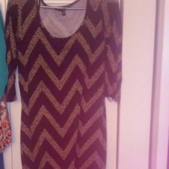 Leopard and black dress