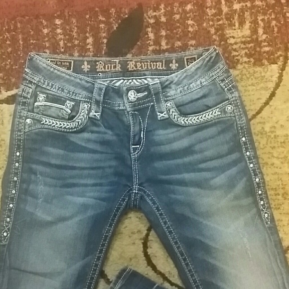 SOLD!  ROCK REVIVAL jeans size,25x31, SOLD! !!!! - Picture 2 of 4