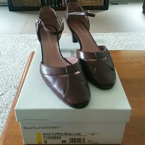 Naturalizer brown strap heels