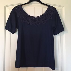 A&E Navy Top