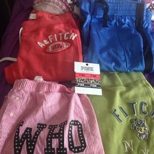 Pink and a&f pants!
