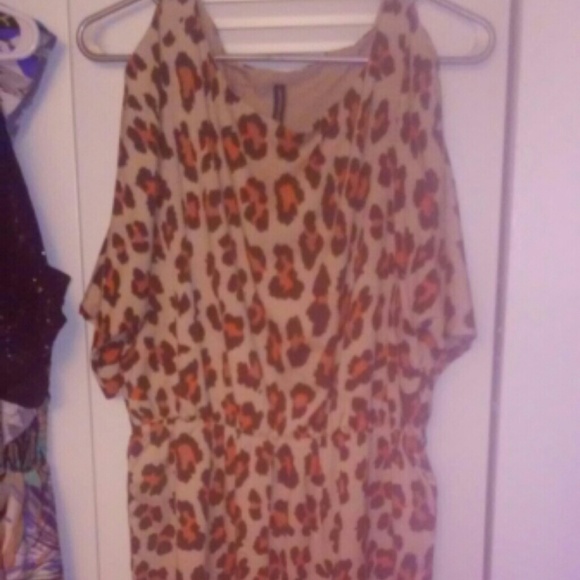 Leopard cocktail dress