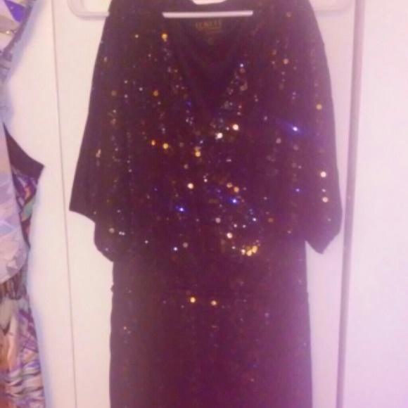 Sparkle black dress