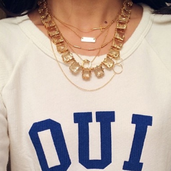 J. Crew Crystal Symphony Necklace
