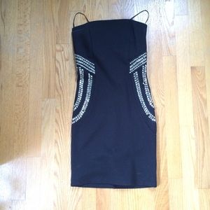 Guess black dress with studs