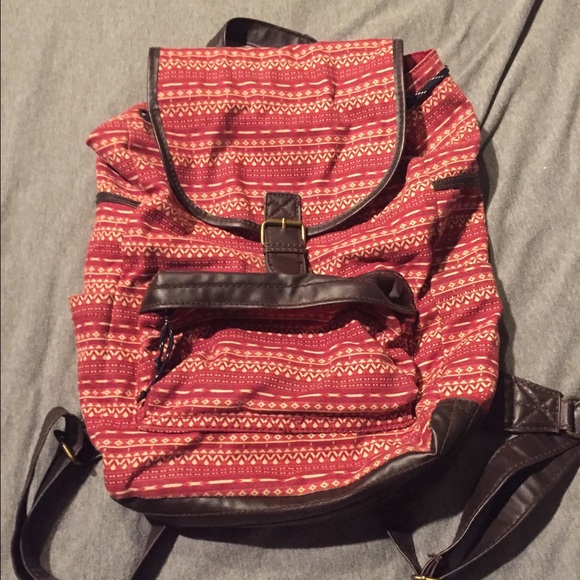 Topshop tribal print backpack