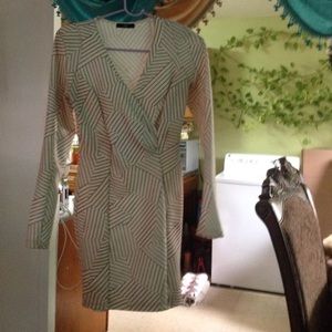 White and Gold Dress