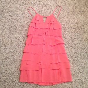 A size 4 BGBG coral orange dress
