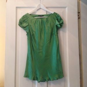 Banana Republic Green Silk Top
