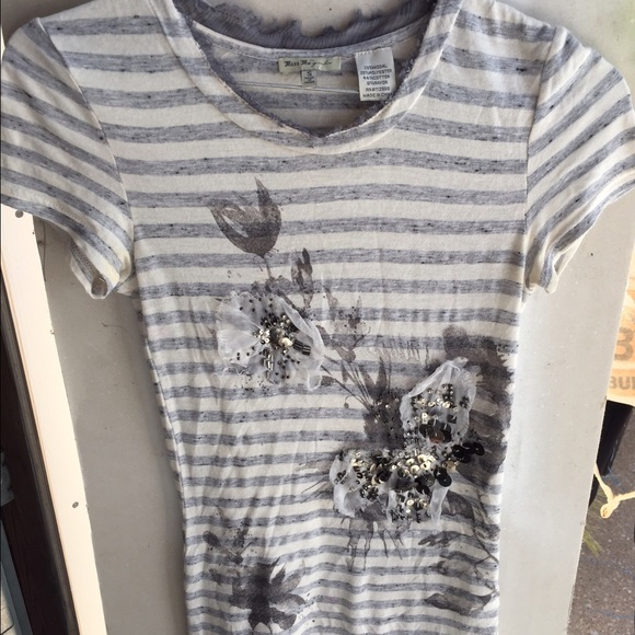 Striped miss me shirt