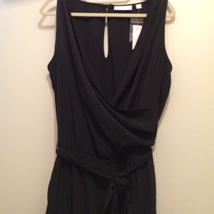 NY&co black drape jumpsuit size L, new with tags!