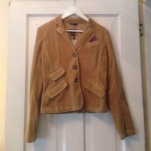 American Eagle Corduroy Tan Blazer