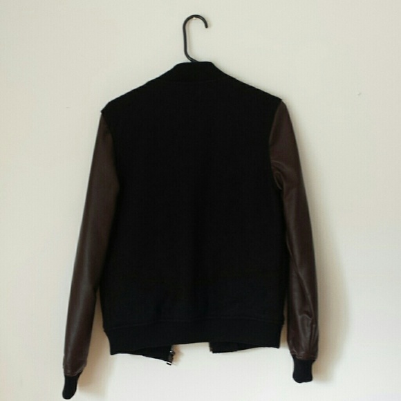 Zara Mixed Bomber Jacket - Picture 2 of 2