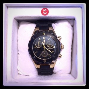 Michele Tahitian Jelly Beans black & gold Watch