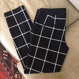 express plaid leggings